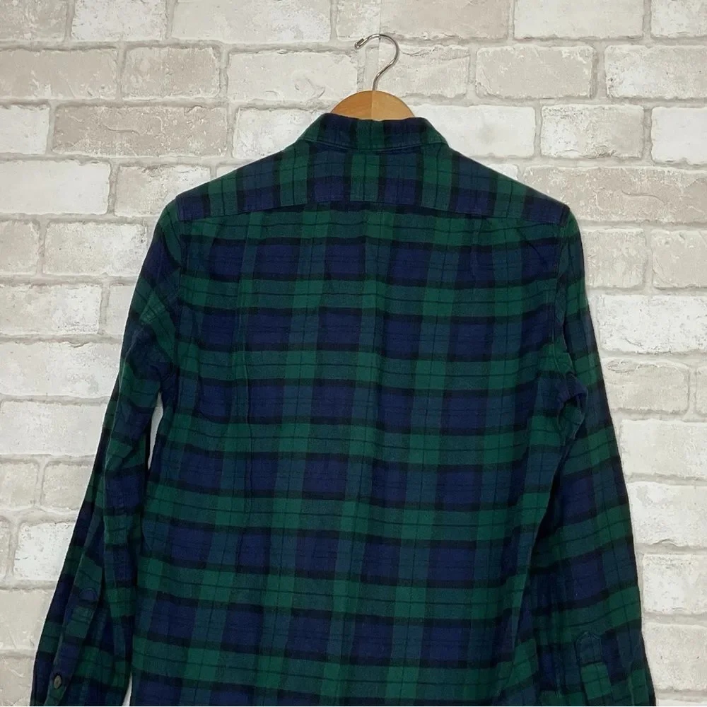 J. Crew Checkered Plaid Flannel Size S